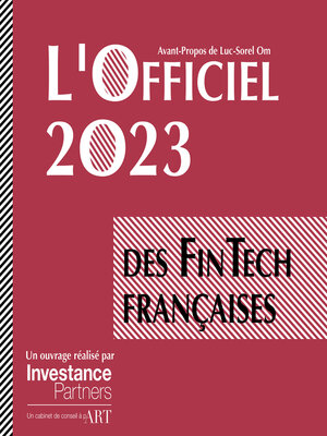 cover image of L'Officiel des Fintech françaises 2023